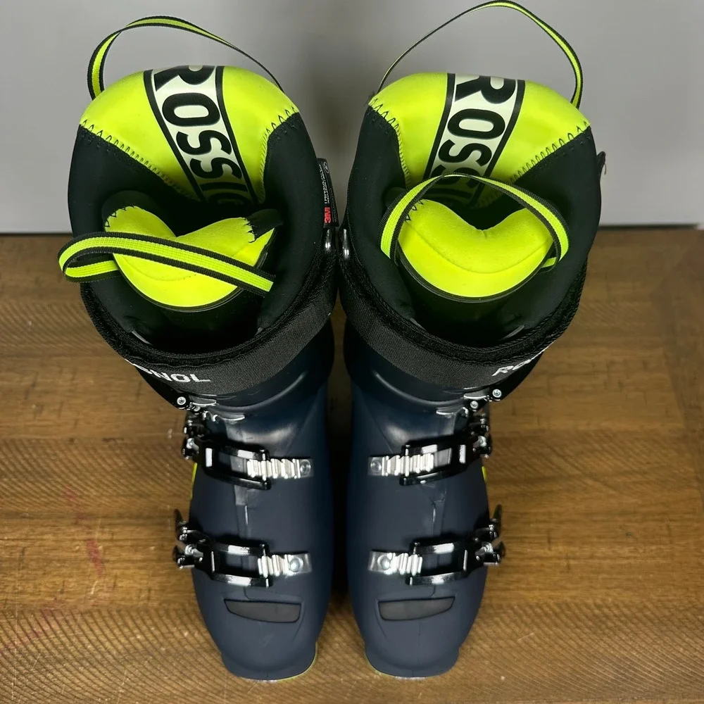 Rossignol Allspeed 100 Ski Boots Mens 26.5 Dark Blue Flex 100 Alpine RBJ2130 NEW